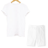 Women Two Piec Set Letter T Shirts And Shorts Set Summer Short Sleeve Tracksuit Joggers Biker Sports Suit Sexy Outfit For Female