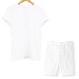 Women Two Piec Set Letter T Shirts And Shorts Set Summer Short Sleeve Tracksuit Joggers Biker Sports Suit Sexy Outfit For Female